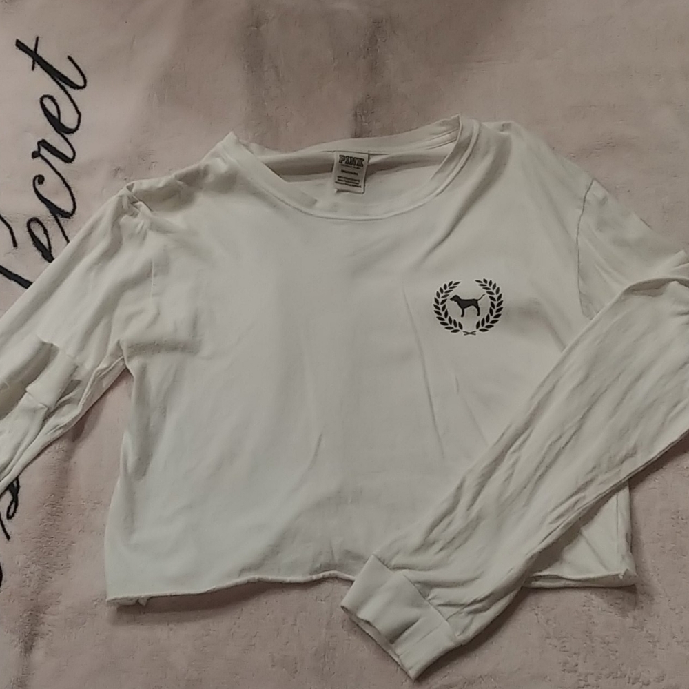 Vs pink crop top